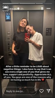 Eva Lys' Instagram Story (Image: Instagram @eva.lys)